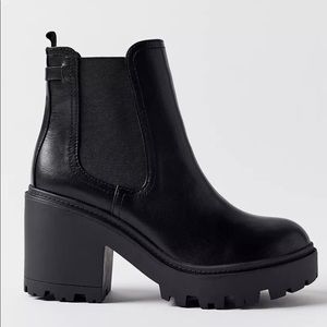 New Urban Outfitters Black Rubber Boots